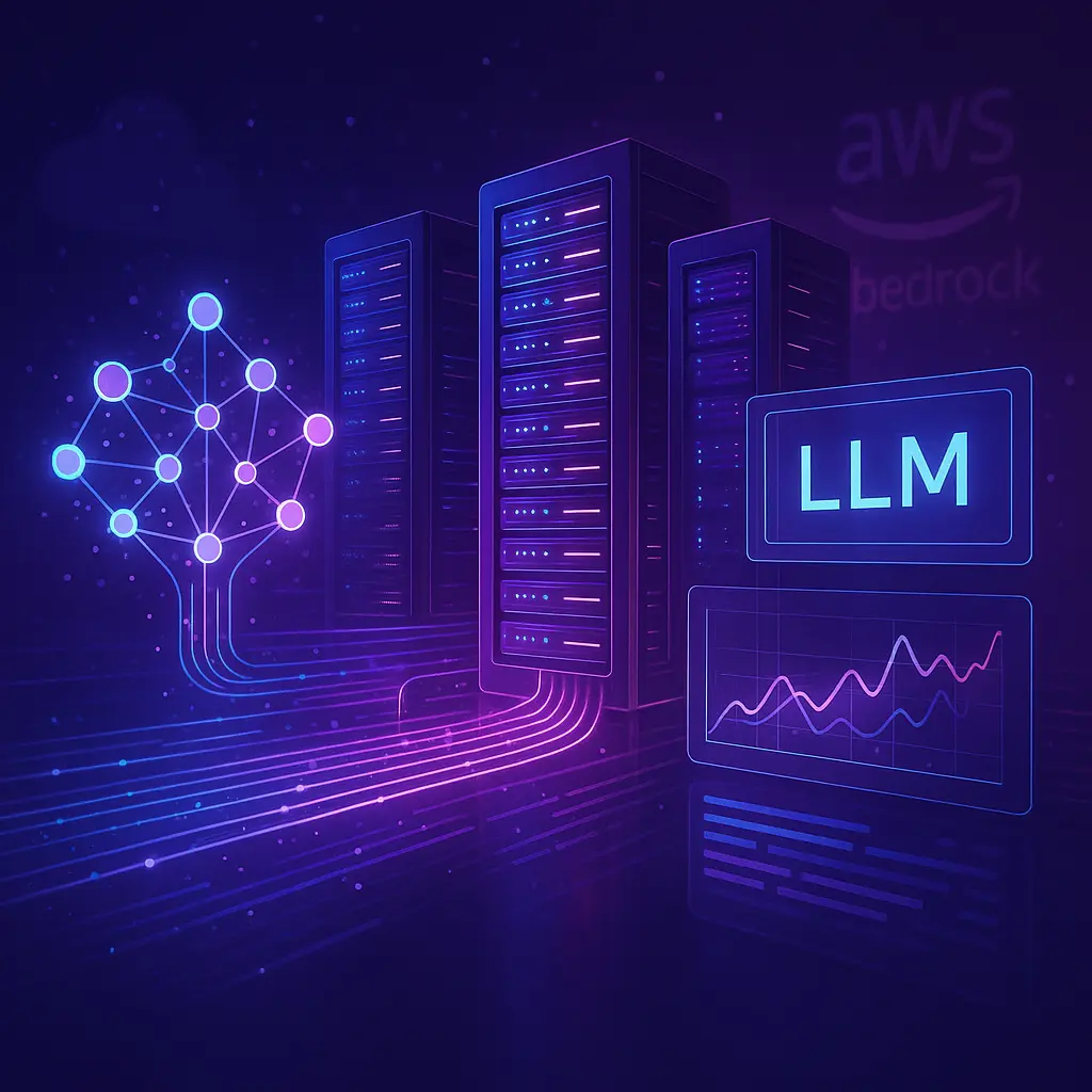 Cover image for LLM hosting on Amazon Bedrock blog post