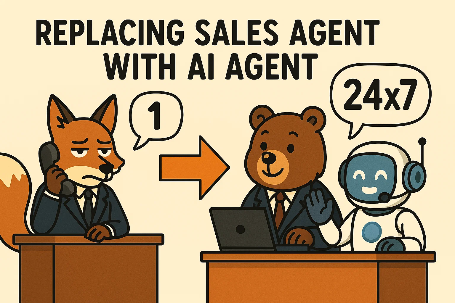 Replace Sales Agent with AI 
